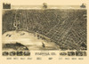 Evansville Indiana - Wellge 1888 Poster Print by Wellge Wellge # INEV0002