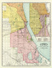Chicago Illinois Railway Terminal - 1892 Poster Print by Unknown Unknown # ILRW0001