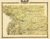 Madison Illinois Landowner - Warner 1876 Poster Print by Warner Warner # ILMA0001