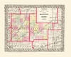 Montgomery  Macoupin Illinois - Campbell 1850 Poster Print by Campbell Campbell # ILMO0003