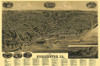 Burlington Iowa - Wellge 1889 Poster Print by Wellge Wellge # IABU0004