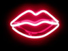 Neon Lips RB Poster Print by Hailey Carr # HR116198