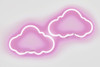 Neon Clouds PW Poster Print by Hailey Carr # HR116149
