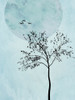 Full Moon Tree II�_ Poster Print by Hal Halli # HH008A