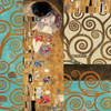 Klimt IV 150th Anniversary - The Kiss Poster Print by Gustav Klimt # GK2177