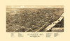 Albany Georgia - Norris 1885 Poster Print by Norris Norris # GAAL0001