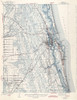 St Augustine Florida Quad - USGS 1943 Poster Print by USGS USGS # FLST0002