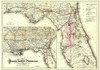 Florida Transit and Peninsula Railroad 1882 Poster Print by Colton Colton # FLZZ0021