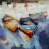 Three Boats Poster Print by Ronald Bolokofsky # FAS2260