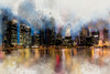 Marina Bay II Poster Print by Ronald Bolokofsky # FAS2222