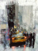 Hailing A Taxi II Poster Print by Ronald Bolokofsky # FAS2090