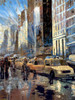 New York Taxis I Poster Print by Ronald Bolokofsky # FAS2107