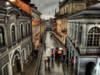 Rainy Streets of Vienna Poster Print by Ronald Bolokofsky # FAS2127