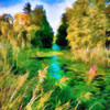 The Pond Poster Print by Ronald Bolokofsky # FAS2027