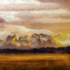 Torres del Paine At Sunrise II Poster Print by Ronald Bolokofsky # FAS2035