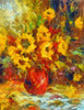 Sunflower Bouquet Poster Print by Ronald Bolokofsky # FAS1863