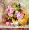 Pink Roses II Poster Print by Ronald Bolokofsky # FAS1810