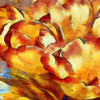 Fire Tulips II Poster Print by Ronald Bolokofsky # FAS1818