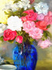 Mixed Roses Poster Print by Ronald Bolokofsky # FAS1803