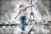 Balance In Paris II Poster Print by Ronald Bolokofsky # FAS1656