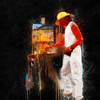 The Painter I Poster Print by Ronald Bolokofsky # FAS1767