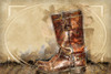 Old Boots Poster Print by Ronald Bolokofsky # FAS1593