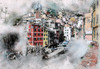 Riomaggiore Poster Print by Ronald Bolokofsky # FAS1488