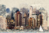 New York Architecture Poster Print by Ronald Bolokofsky # FAS1404