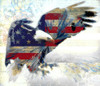 American Eagle Poster Print by Ronald Bolokofsky # FAS1519