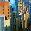 New York City Shadows Poster Print by Ronald Bolokofsky # FAS1472
