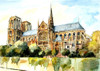 Paris Notre Dame Poster Print by Ronald Bolokofsky # FAS1405