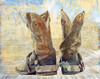 Boots and Spurs Poster Print by Ronald Bolokofsky # FAS1526