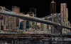 Brooklyn Bridge II Poster Print by Ronald Bolokofsky # FAS1430
