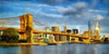 Brooklyn Bridge III Poster Print by Ronald Bolokofsky # FAS1431