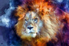 Watercolor Lion II Poster Print by Ronald Bolokofsky # FAS1346