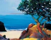 Tree by the Sea Poster Print by Unknown Unknown # F100801