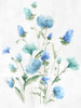 Tinted Blue Petals I Poster Print by Eva Watts # EW621A