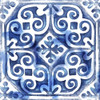Blue Mosaic Tile II  Poster Print by Eva Watts # EW570A Blue Mosaic Tile II  Poster Print by Eva Watts # EW570A