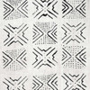 Mudcloth White V Poster Print by Ellie Roberts # ELR114156