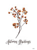 Autumn Greetings   Poster Print by Imperfect Dust Imperfect Dust # DUST558