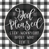 If God Is Pleased Poster Print by Imperfect Dust Imperfect Dust # DUST604