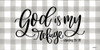God is My Refuge Poster Print by Imperfect Dust Imperfect Dust # DUST462