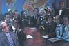 At the Table Poster Print by Unknown Unknown # DP003