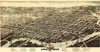 Wilmington Delaware - Harkness 1874 Poster Print by Harkness Harkness # DEWI0001