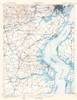 Wilmington Delaware Quad - USGS 1906 Poster Print by USGS USGS # DEWI0002