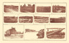 Buildings And Forts Virginia - BIEN  1895 Poster Print by Bien Bien # CWVA0014