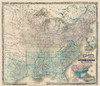United States Canadas Railroad - Colton 1862 Poster Print by Colton Colton # CWUS0018