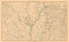 Arkansas Tennessee Mississippi - Bien 1894 Poster Print by Bien Bien # CWUS0070