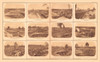 Rebel Forts Atlanta Georgia - Bien 1894 Poster Print by Bien Bien # CWGA0016