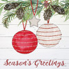 Season''s Greetings Ornaments Poster Print by Cindy Jacobs # CIN2115